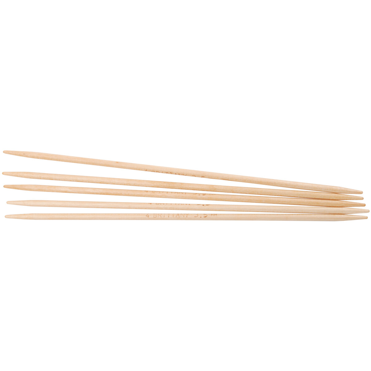 Brittany Double Point Knitting Needles 7.5" 5/Pkg-Size 8/5mm -DP78